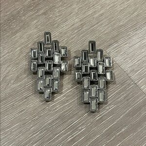 Silver Geometric Earrings